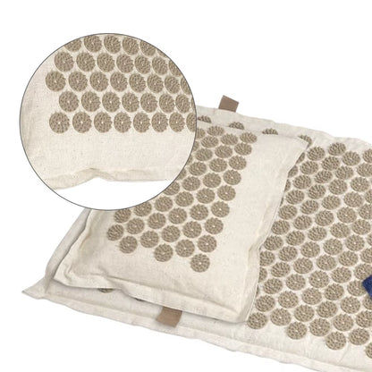 Portable Easy-To-Store Acupressure Mat and Pillow Set for Workouts in Sports & Entertainment