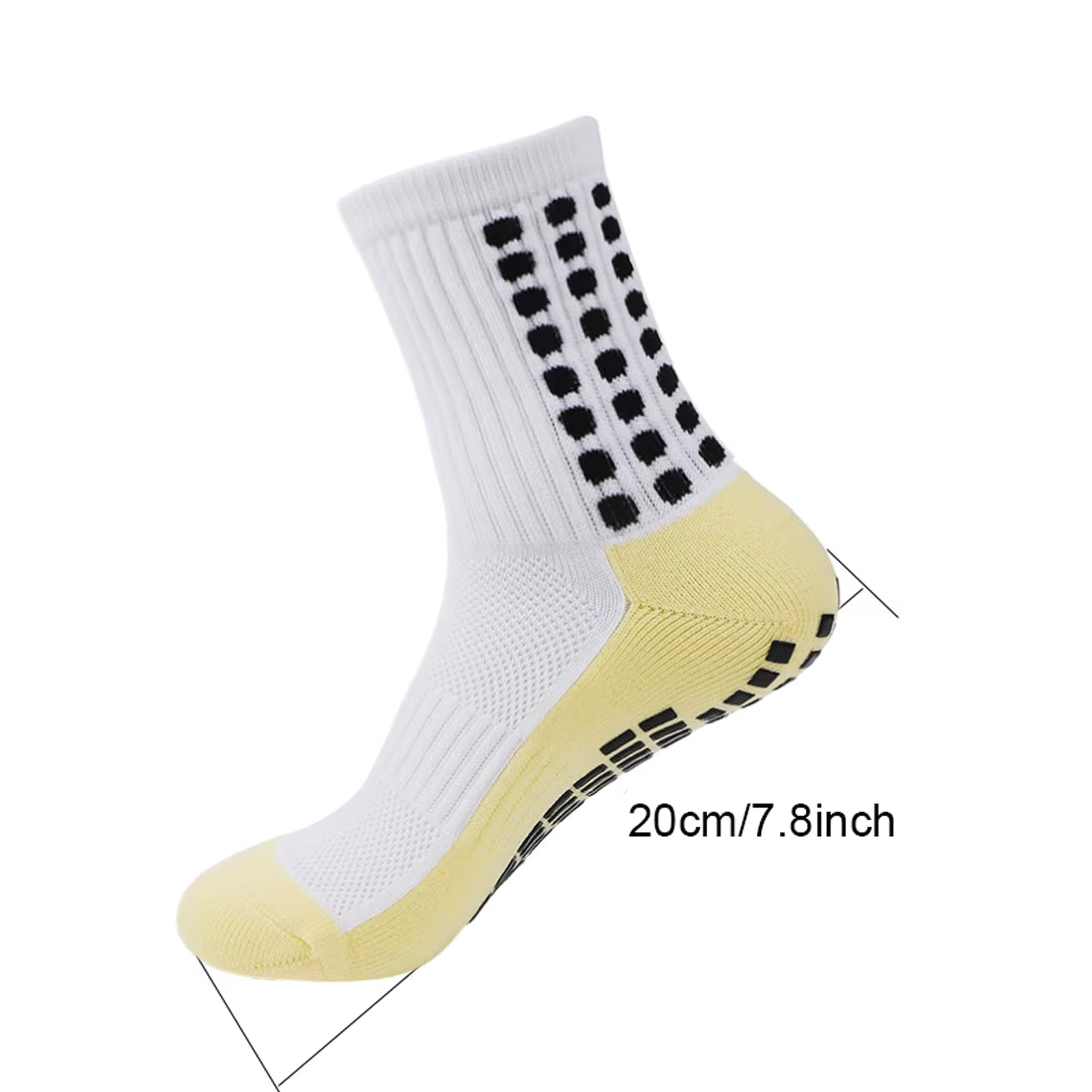 6 Pairs Men Women Non Slip Grip Socks Football Basketball Soccer Rugby Baseball Cycling Running Hiking Tennis Skateboard